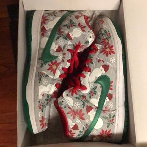 Limited edition Nike 1s Christmas edition